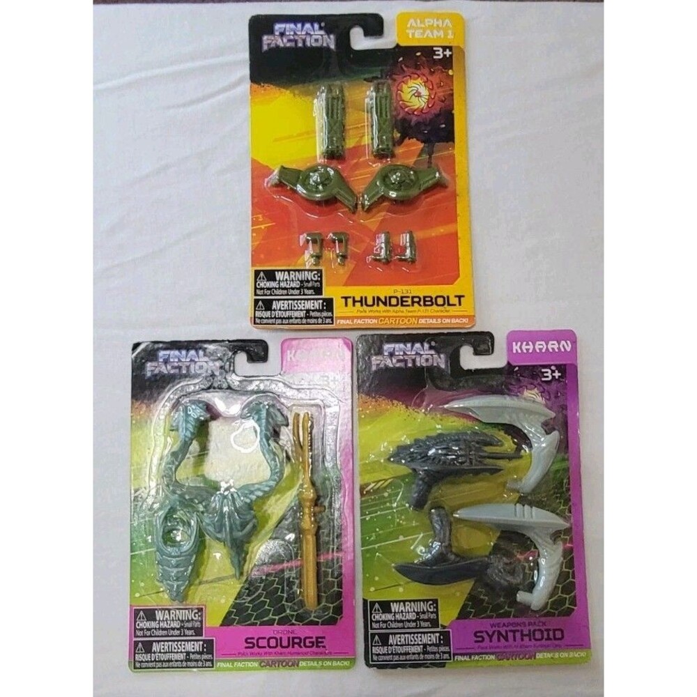 Final Faction-Accessories-Lot of 3 pcs Alpha Team 1, Kharn